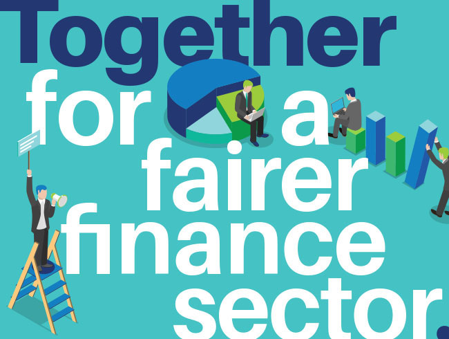 Branding that stands up to the banks for the Finance Sector Union