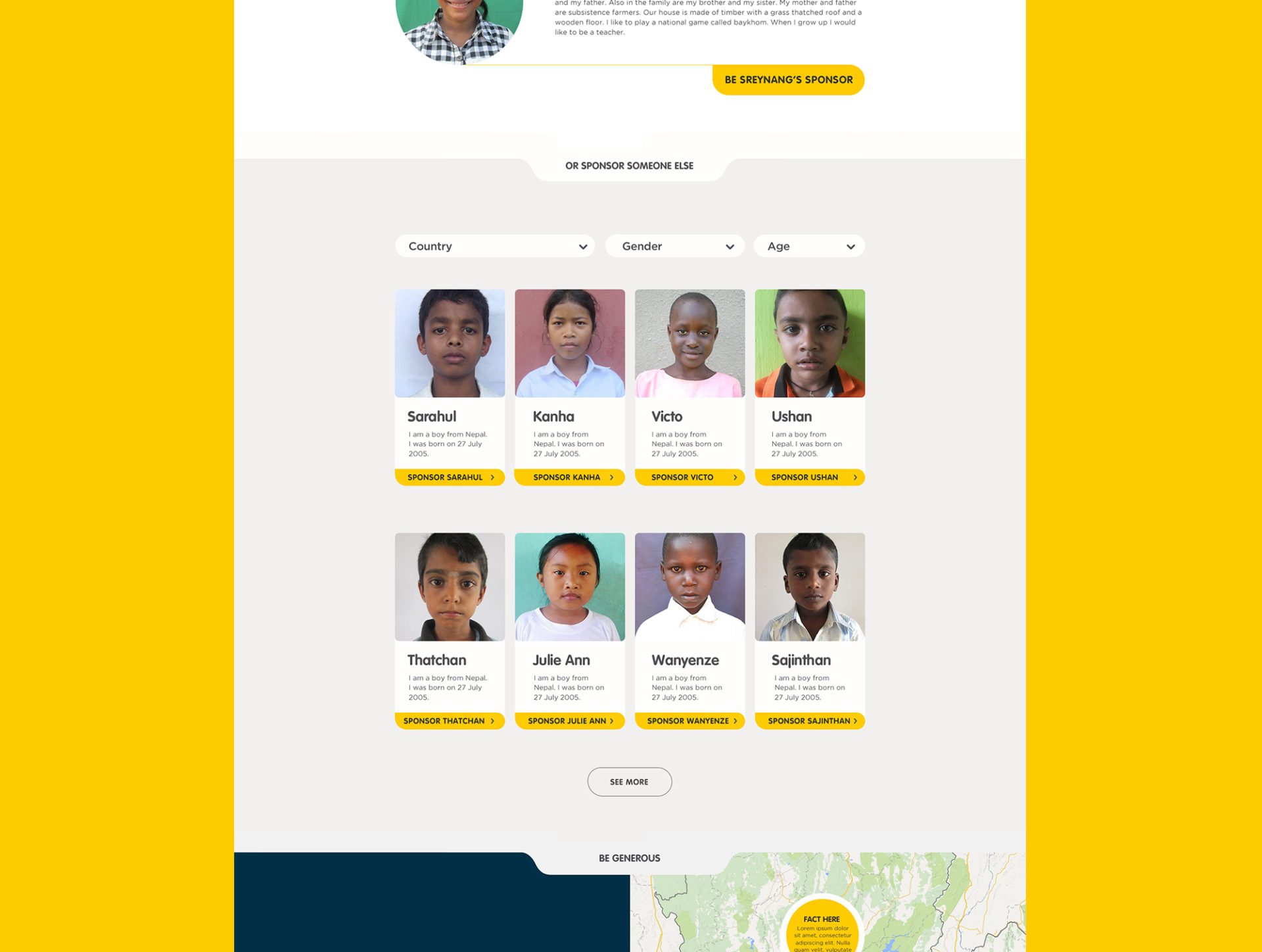 Child sponsorship and ethical e-commerce for BWAA